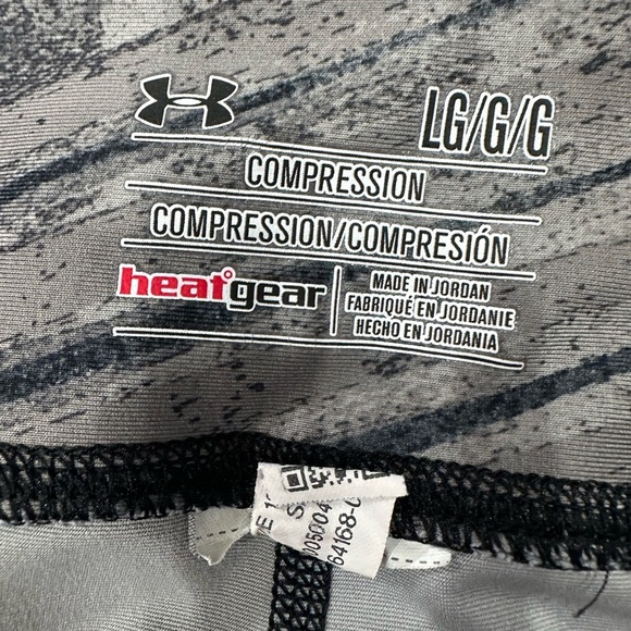 Under Armour Black and Gray Leggings Performance Wear Lot of 2 Size Large - Picture 2 of 4